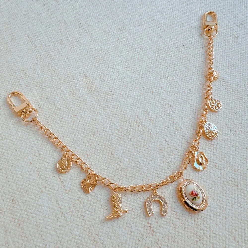 Yee Haw Western Equestrian Multi Charm Decorative Bag Purse Charm
